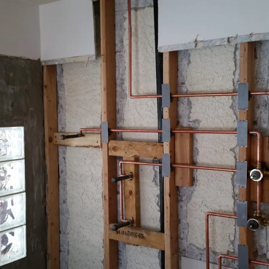 Copper pipe installation for Burst Pipe Repair in Addison